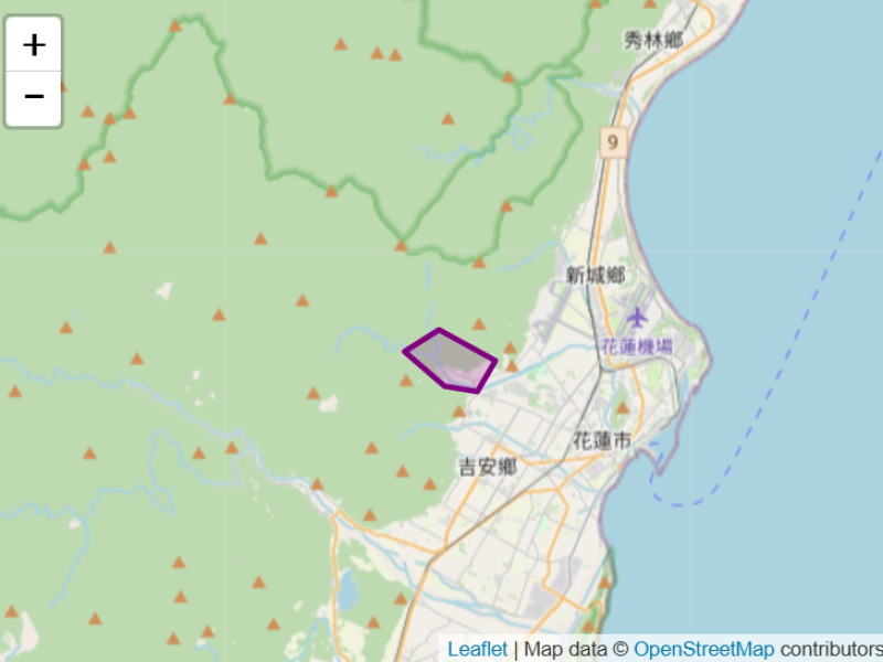 氣象署對「砂婆礑溪」水源地發布災防告警 留意溪水暴漲並儘速遠離